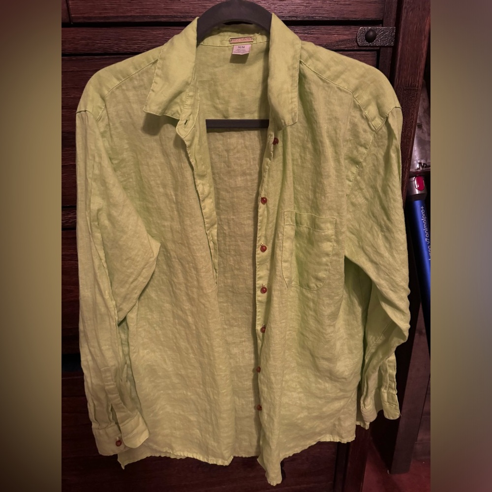 Magaschoni linen top